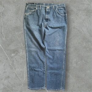 Wrangler Men's 40x32  Blue‎ Denim Jeans USA Made Straight Leg Classic Fit